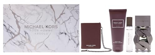 Michael Kors Pour Homme Absolu Eau de Parfum 100ml Gift Set (Contains 100 ml EDP, 100 ml Shower Gel, 10ml Travel Spray and Wallet)