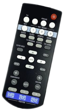 JDNH Ersatz Fernbedienung Ersatz für FSR86 ZP80780 SRT1500 YSP-1600 Soundbar Lautsprecher Zubehör Transmission Remote