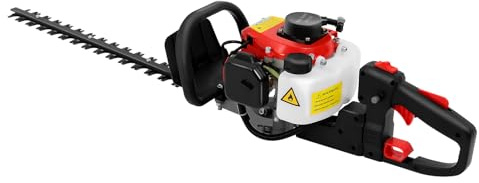 Tagliasiepi a Scoppio, 2 Tempi 22 Pollici, Doppia Lama 0.9HP, Rotazione 180