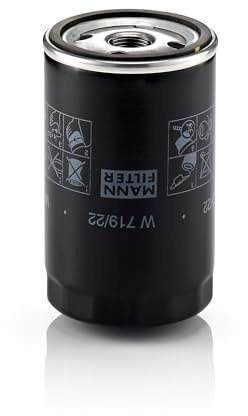 MANN-FILTER, W 719/22 Oil Filter | For Passenger Cars, Highest Filtration Performance, Engine Protection, High Quality Sealing, True OE Engineering