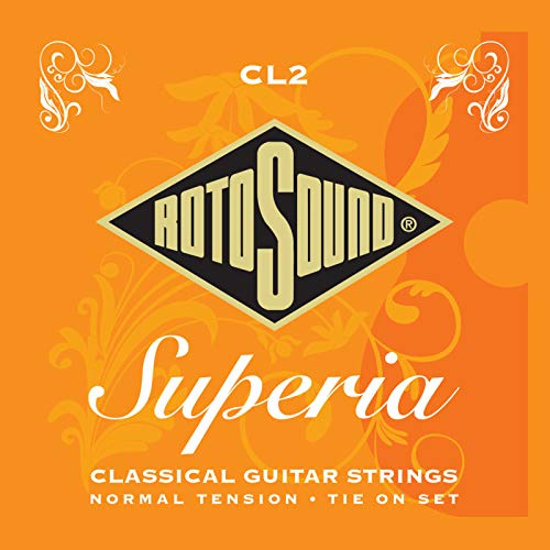 Rotosound Superia Classical Nylon Regular End Silver Wound Set