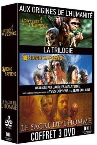 Coffret les origines de l'humanité : l'odyssée de l'espece ; homo sapiens ; le sacre de l'homme [FR IMPORT]