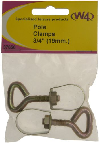 W4 Pole Adjustment Clamps - Gold, 3/4 Inch