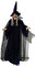 EUROPALMS Halloween Figur Hexe, animiert 175cm