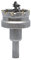 Starrett Tungsten Carbide Tipped Hole Saw - SM40 Sheet Metal Cutter With Arbor & Pilot Drill Bit - For Drilling Stainless Steel Aluminum Alloy - 40 mm