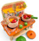 Bee Smart Wooden Kitchen Toy Set | Kids Pretend Playset With Pots, Pans, Food, Chopping Board & Utensils | Fruit & Vegetables Toy for Role Play & Imaginative Play | Birthday Gifts for Boys & Girls