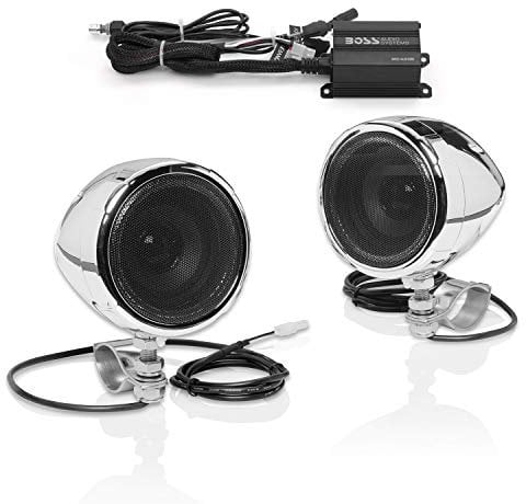 BOSS Audio Systems MC420B Round 2-Way 600W Car Speaker - Car Speakers (2-Way, 600 W, 80-15000 Hz, 0.01%, 85 dB)
