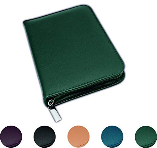 Homöopathie Taschenapotheke Klassik mit 64 Klargläsern Leder (grün)