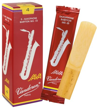Vandoren Blatt Bariton Saxophon Java Filed Red Stärke: 4