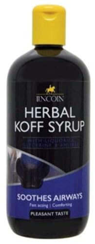 Lincoln Herbal Breathing Cough Koff Syrup - Horse Pony Supplements - 4 Litre
