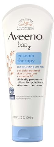 Aveeno Baby Eczema Therapy Moisturizing Cream for Dry, Itchy Skin, 7.3 oz