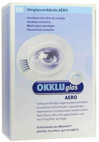 OKKLUGLAS AERO Uhrglasverband 50 St
