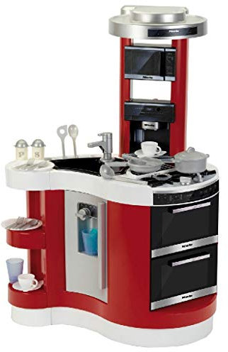 Theo Klein 7100 Miele Wave Sweety kitchen I Fully equipped kitchen with modern play equipment I Incl. Cooking and eating utensils I Toys for children aged 3 and over