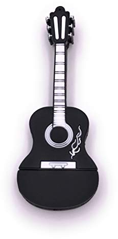 H-Customs Gitarre Instrument schwarz USB Stick 16GB USB 2.0