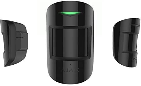 Rilevatore di rottura dei vetri e movimento wireless CombiProtect - Nero - Ajax