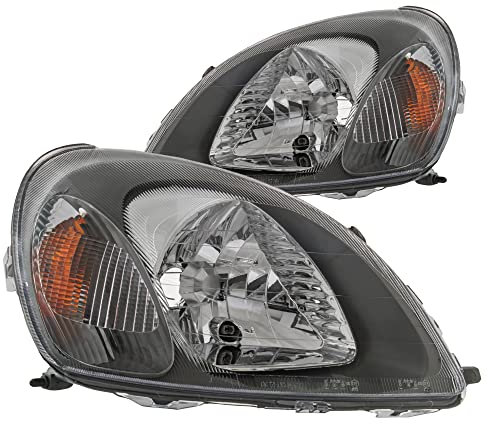 Halogen Scheinwerfer Set für Yaris 04.99-02.03 H4 mit Motor