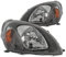Halogen Scheinwerfer Set für Yaris 04.99-02.03 H4 mit Motor