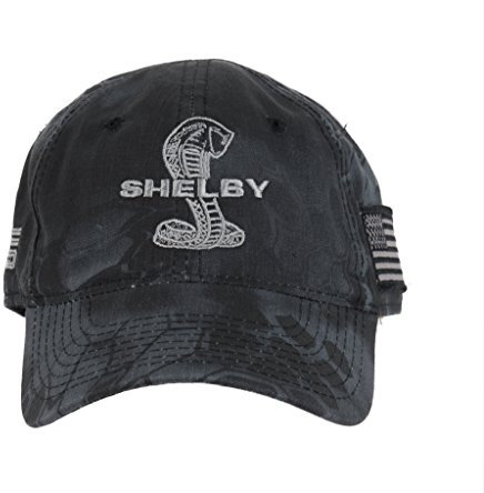 Shelby Black Camo Cap Hat | Offizielles Lizenzprodukt von Shelby® | Verstellbar, Einheitsgröße, Schwarz, Einheitsgröße