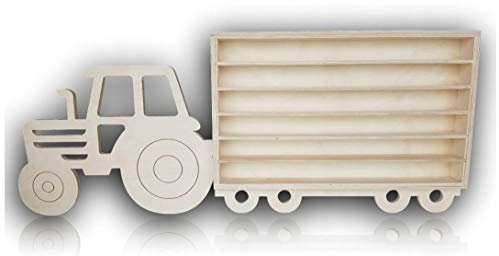 Dekoralove Traktor Anhänger Veranstalter für AutoRegal Holzhersteller