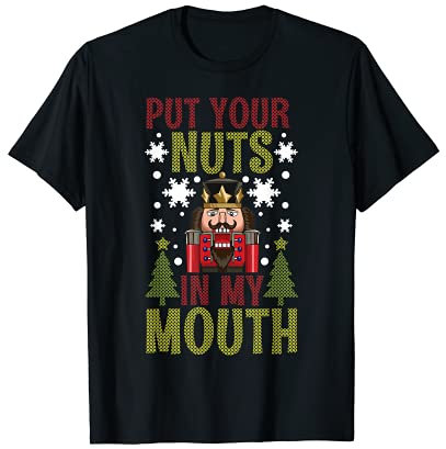 Divertido cascanueces de Navidad para las mujeres Camiseta