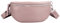 Marco VENEZIA Bauchtasche Leder Damen | Umhängetasche Damen | Crossbody Bag Damen | Gürteltasche Damen | Damen-Umhängetaschen (Rose)