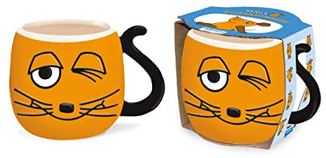 Trötsch Die Maus 3D Keramiktasse groß Zwinkertasse: Kaffeetasse Teetasse Geschenkidee Geschenk Tasse