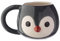 Caribou Living Penguin Head Mug Cute Novelty 3D Ceramic Cup 400ml for Hot Drinks, Coffee, Tea, Hot Chocolate