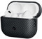 PITAKA Custodia per AirPods Pro 2 Custodia Magnetica Compatibile con Magsafe con Protezione completa in Fibra Aramidica Leggera e Antiurto Custodia Nero