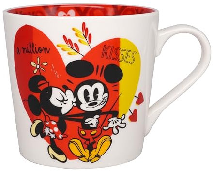 Disney MICKEY AND MINNIE CERAMIC MUG (15 OZ) - With Inside Printing