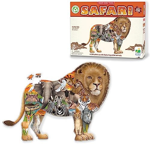 The Learning Journey: Wildlife World - Safari Puzzle -200pcs, 36” x 24”