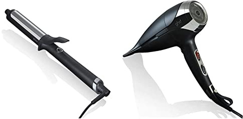 GHD - Curve Soft Curl Tong - Boucleur (Noir) & Helios - Seche Cheveux (Noir)