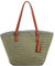GSenhui Stroh Handtasche Damen, Sommer Strandtasche Stroh Groß, Korbtaschen Damen Strohtasche mit Leder Schultergurt, Strohtaschen Böhmische Handgewebt,Geflochten Basttasche für Reisen Strand