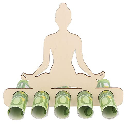 Spruchreif | Geldgeschenk für Yoga-Kurs – Originelle Gutscheinverpackung aus Holz | Geschenkidee für Yoga-Fans