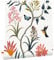 myforHD Carta da Parati Autoadesiva Fiore Foglia Vintage Decorativo Sfondo 44cmx1000cm Carta da Parete Adesivo Vinile Soggiorno Camera Da Letto Bagno