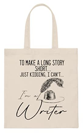 Neuheit Lesebücher Wherever Poetries Booklovers Novel Humorous Novelist Narrative Writing Enthusiast Canvas Tote Bag, Natürlich, Medium