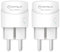 ANTELA Enchufe Inteligente Wifi Mini con Monitor de Energía, Compatible con Alexa y Google Home, APP Tuya/Smart Life, Temporizador, 2pcs