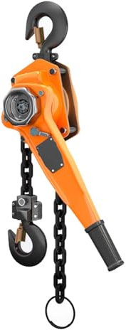 Amunpitic Manual Chain Hoist 9t 6m, Manual Lever Chain Hoist, Lever Block Chain Hoist, Ratchet Chain Hoist, Manual Lever Hoist Lever Block for Warehouse Garages