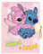 CRYSTAL ART Kit journal intime à diamanter - Disney Stitch et Angel