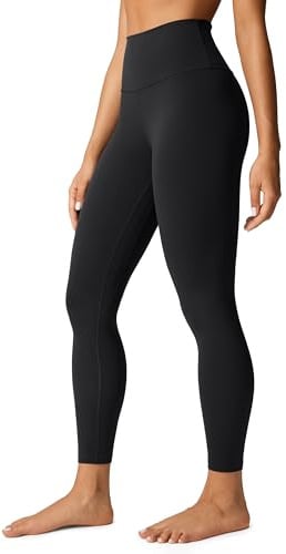 CRZ YOGA Butterlift Workout Leggings 25 - High Waisted Pilates Gym Athletic Womens Yoga Pants Buttery Soft Black Small