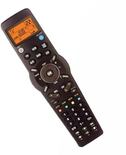 Telecomando universale 6 in 1 con display LCD e funzione di apprendimento, materiale ABS