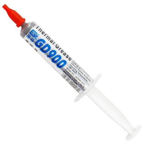 Hochleistungs-Kühlkörperpaste - GD900 High Performance CPU, GPU Thermal Cooling Paste Grease Compound | Sehr Hohe Wärmeleitfähigkeit, Lange Haltbarkeit, Sichere Anwendung, Nicht Leitend