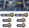 SUHAI 6 Pcs Button Extender for Trousers,Adjustable Button Waist Extender,Waist Extender for Trousers Pants Waist Extender Trouser Waist Extender Elastic Collar Extenders for Jeans Skirts Trousers
