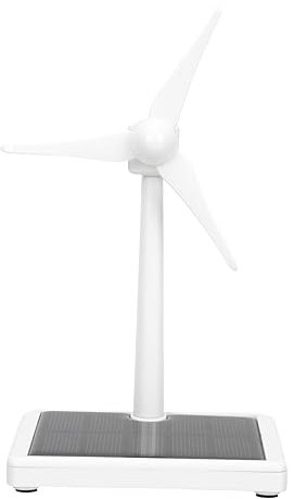 ibasenice Solarbetriebene Windmühle Modell Für DIY Desktop Windkraftanlage Pädagogisches Spielzeug Solarenergie Und Kognitiver Entwicklung