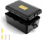 SRJQXH Wasserdichte Kabelbox - IP54 Kabelschutz Aussenbereich丨32 x 21,2 x13,2cm Outdoor Kabelbox, Elektrobox Wasserdicht Aussen mit Großer Kapazität, Garten und Familie Schützen Steckdose