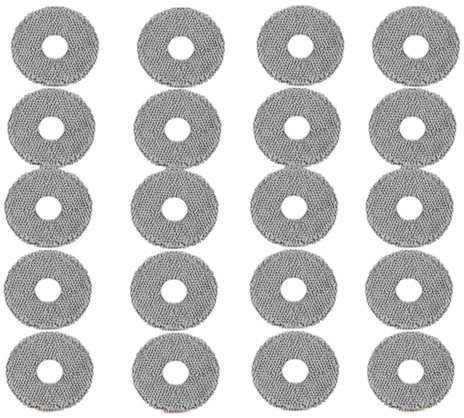 Nilnyvda Mopa Compatible con aspiradora Robot Xiaomi S20+ / S10 Plus / B105 / B108CN X20 MAX /x20 Pro Dreame BOT L10s Pro L10s Ultra X30 X40 Piezas(Yellow)