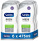 Gel de ducha para hombre Sanex Men Skin Health Active Fresh 6in1 Pack 6 x 475ml| Gel de baño para piel seca | Controla el olor corporal durante 24 horas | Hidrata en profundidad | 0% sulfatos*