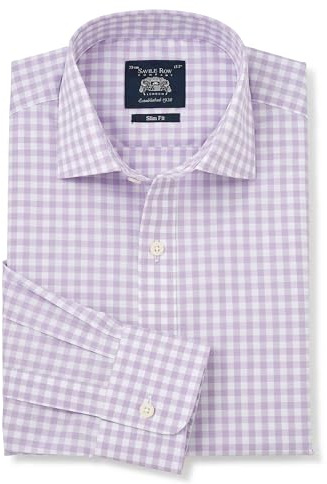 Men's Slim Fit 100% Cotton Poplin Single Cuff Formal Shirt | Luxury, Premium Quality, Long Sleeve, Dress Shirt, Formalwear