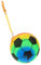 FOYTOKI Ballon de Football Gonflable pour Garçon Fille et Corde à Ressort et Coloré pour Jeux Plein Air Activités de Sûr et