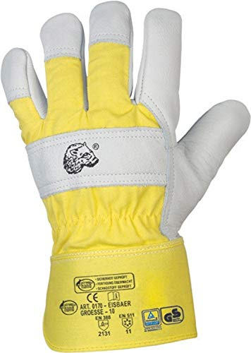 STRONGHAND Schutzhandschuh Rindvollleder-Handschuhe EISBÄR Gr. 11 (12 Paar)