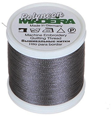 Madeira 9845 – – 1640 2-lagig Polyneon Polyester Stickgarn, 40 wt/135D 440 YD, Stein grau